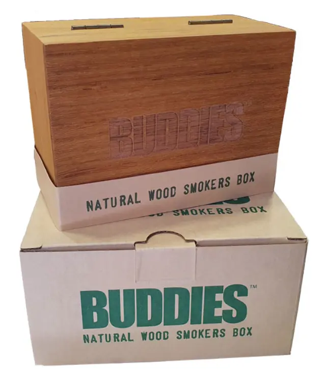 Buddies Wood Box - Ξύλινο Κουτί με Κλειδί 13x9x6.5cm 2
