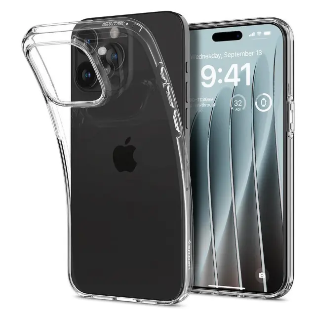 Spigen® Crystal Flex Θήκη για iPhone 15 Pro- Clear 2