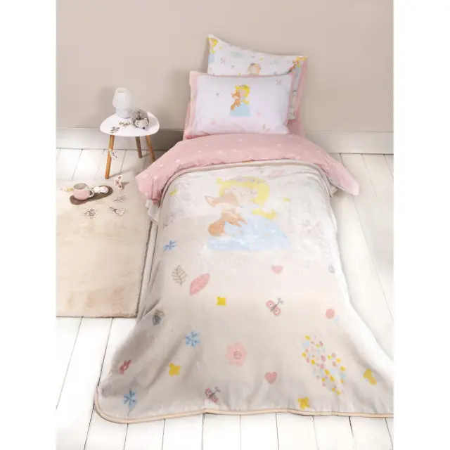 Παιδική Κουβέρτα Βελουτέ Μονή Nima Forest Fairy 160x220