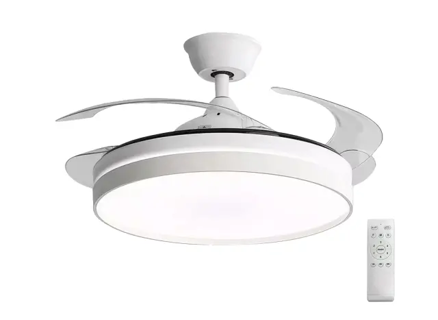 ΑΝΕΜΙΣΤΗΡΑΣ ΟΡΟΦΗΣ 32W Φ106cm LED 36W CCT ΜΕ ΤΗΛ/ΡΙΟ PC ΛΕΥΚΟΣ