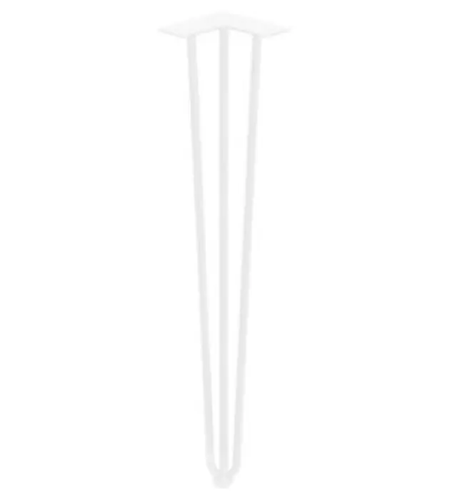 ΠΟΔΙ ΤΡΑΠΕΖΙΟΥ ΜΕΤΑΛΛΙΚΟ FINETTO HAIRPIN 3-ROD 710MM Λευκό