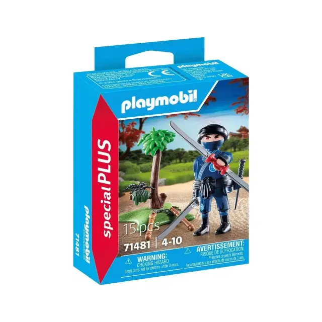 Playmobil Special Plus Νιντζα Με Εξοπλισμό Μάχης 4-10 ετών (71481)