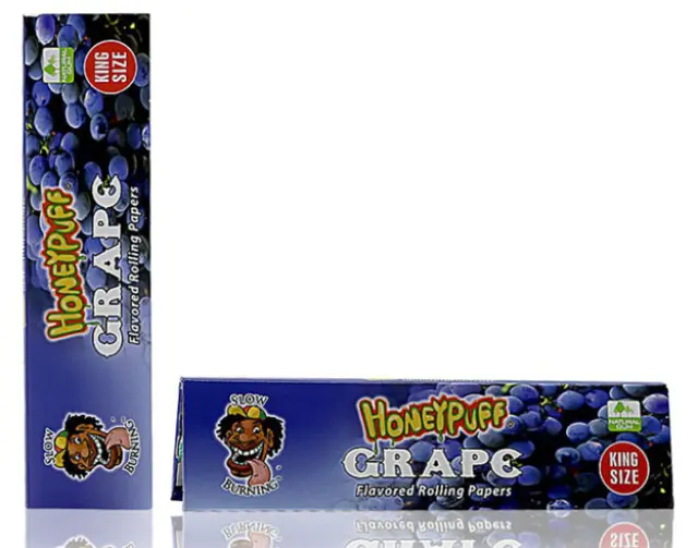 Honey Puff Χαρτάκια King Size Slim 32φ - Blueberry 2