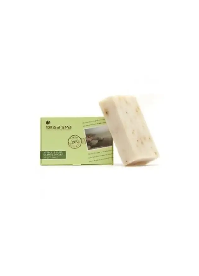 Sea Of Spa Anti-Cellulite SEAWEED Soap Σαπούνι με ορυκτά της νεκράς θάλασσας κατά της κυτταρίτιδας με φύκια 200gr