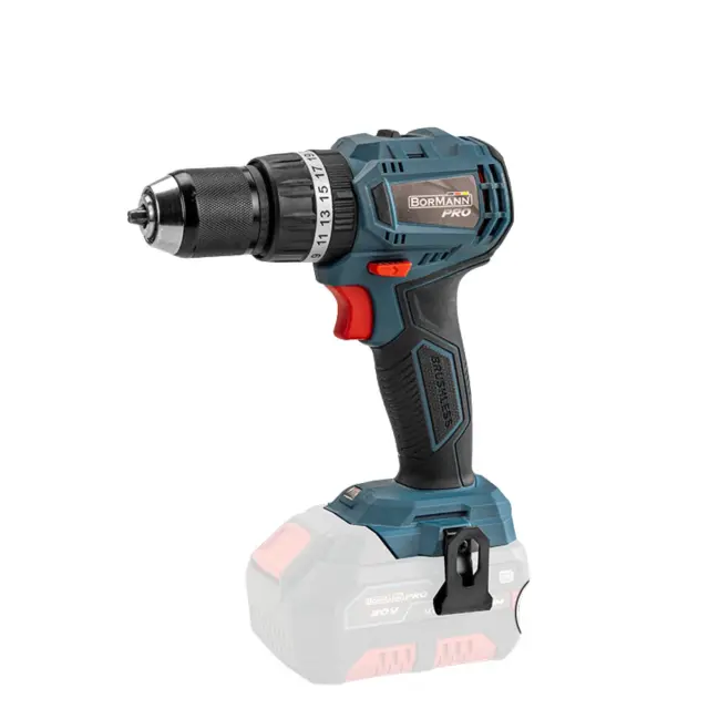 BORMANN Pro BBP5143 - Δραπανοκατσάβιδο Μπαταρίας Κρουστικό Compact Brushless 20V, Li-Ion, 2 Ταχυτήτων (Χωρίς Μπαταρία + Φορτιστή)
