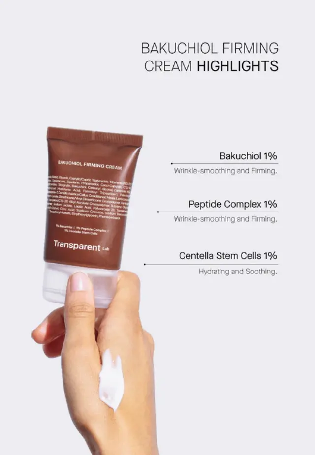 Niche Beauty Lab Transparent Lab Bakuchiol Firming Cream Κρέμα Προσώπου για Αντιγήρανση + Σύσφιξη 50ml 3