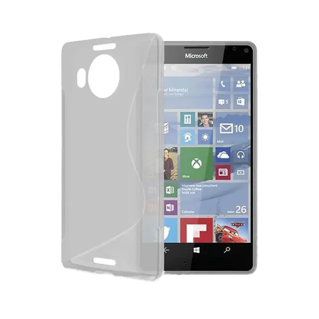 Θήκη Σιλικόνης S-Line Case Για Microsoft Lumia 950 XL Διάφανη