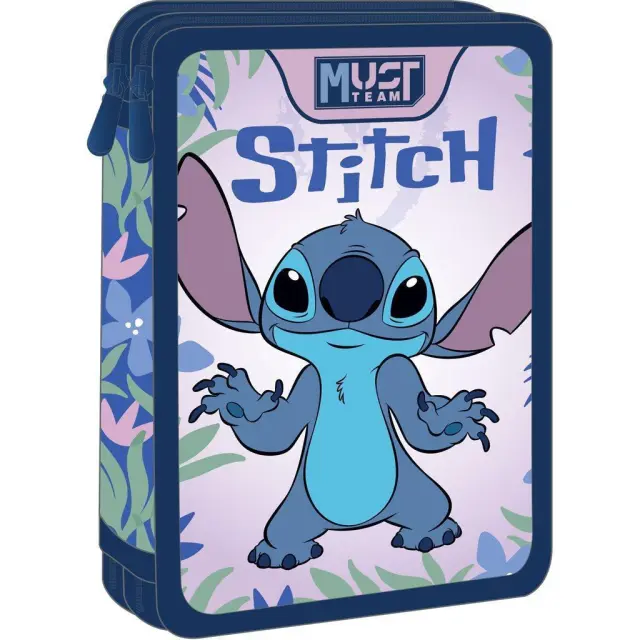 Κασετίνα Διπλή Γεμάτη Must Team 15X5X21 Lilo & Stitch/ 0565022 (Must)