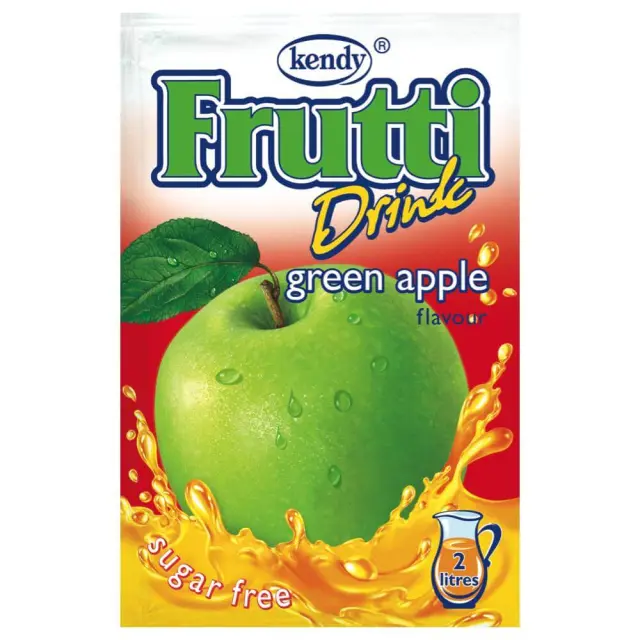 Χυμός σε Σκόνη Frutti Kendy, Πράσινο Μήλο, 8.5γρ