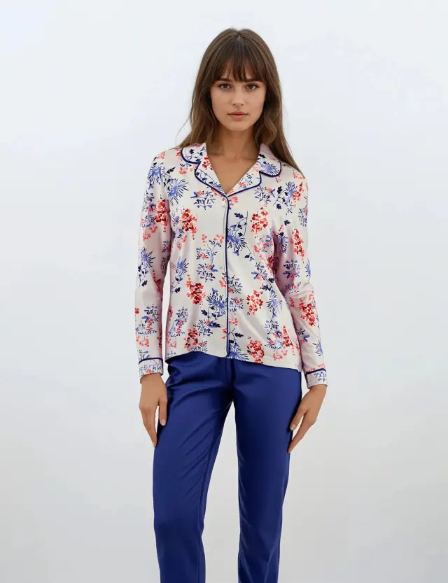 W615 - Type - PYJAMA BLUE FLOWERS 2