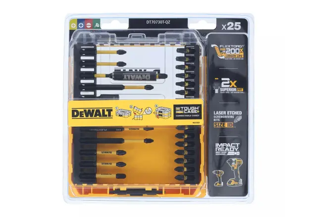 Dewalt DT70730T-QZ Σετ Μύτες Κατσαβιδιού Ίσιο / Torx / Torq Flextorq 25 Τμχ 3