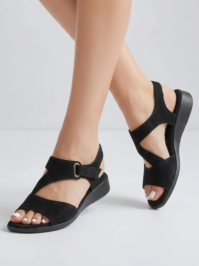 Gabor Πέδιλα Γυναικείο δέρμα Nubuck Μαύρο GAB/82803 47-BLACK 2