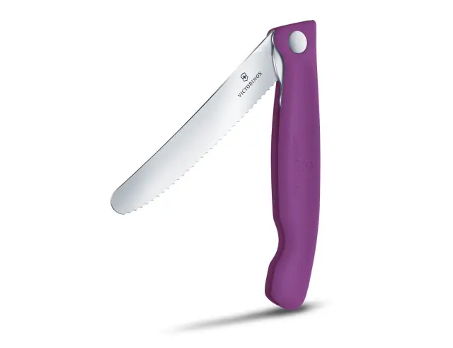 Aναδιπλούμενο Μαχαίρι Γενικής Χρήσης Victorinox Swiss Classic με μήκος λεπίδας 11cm - Purple6.7835.FC1 3