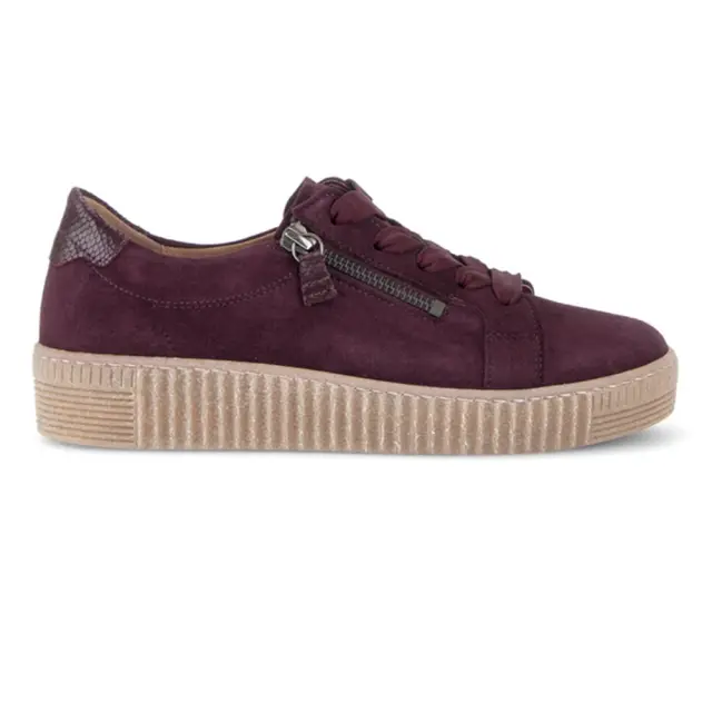 Gabor Sneakers Γυναικείο δέρμα Nubuck Μπορντώ GAB/601002 006-MULBERRY - 41