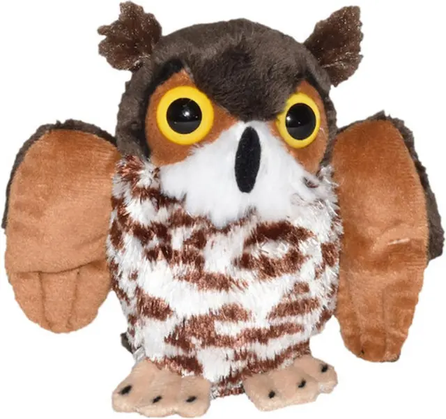 Wild Republic Λούτρινο Pocketkins Eco Great Horned Owl 13εκ. / KM-27881 (Wild Republic)