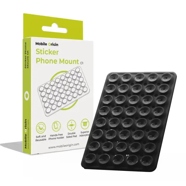 Mobile Origin Sticker Phone Mount O1, black
