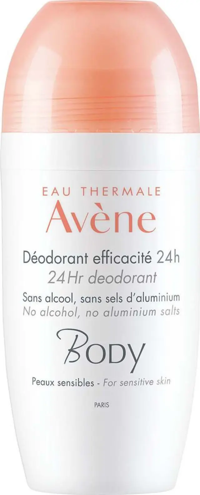 Eau Thermale Avène Body Αποσμητικό 24h σε Roll-On Χωρίς Αλουμίνιο, 50ml