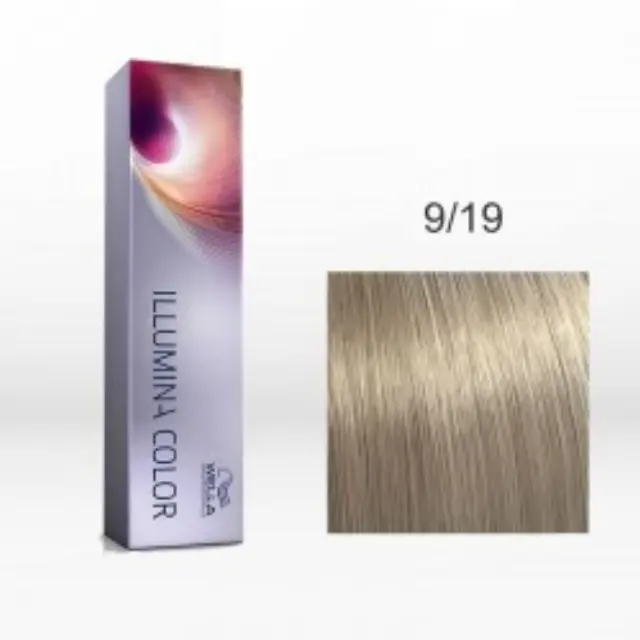 Wella Professionals Illumina Color 9/19 Ξανθό Πολύ Ανοιχτό Φυσικό Σαντρέ Φυμέ 60ml 2