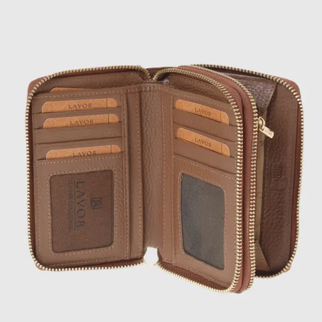 Πορτοφόλι Δερμάτινο Lavor 1-6193 mocha Καφέ - ONESIZE 2