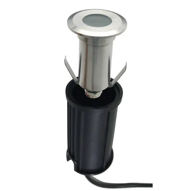 Blak VK/02118/W/60 – Φωτιστικό Led δαπέδου χωνευτό 3W 3000K 60° IP68 Ατσάλι Ασημί
