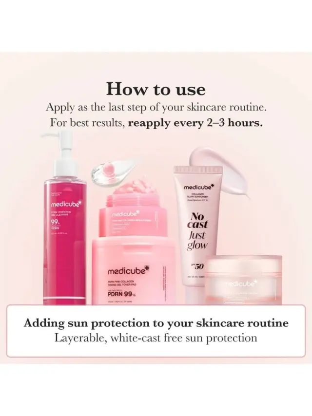 Medicube Collagen Glow Sunscreen 50ml - Αντηλιακό λάμψης με κολλαγόνο 2