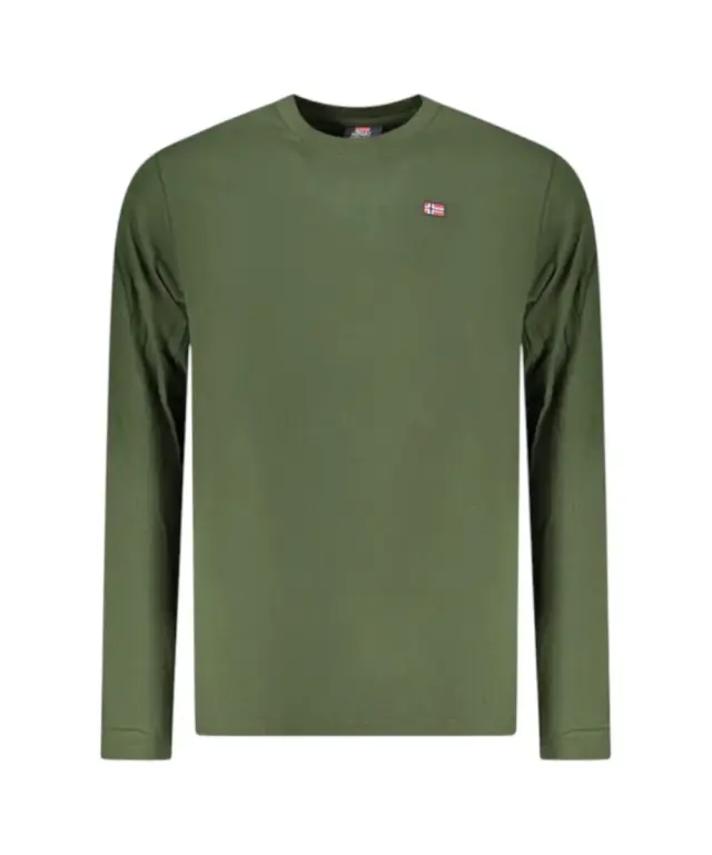 Norway Nautical School - Ανδρικό T-shirt Μακρυμάνικο 856072-ARMY Χακί