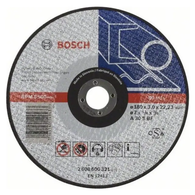 Δίσκος Κοπής Επίπεδος BOSCH EXPERT FOR METAL 180x3mm