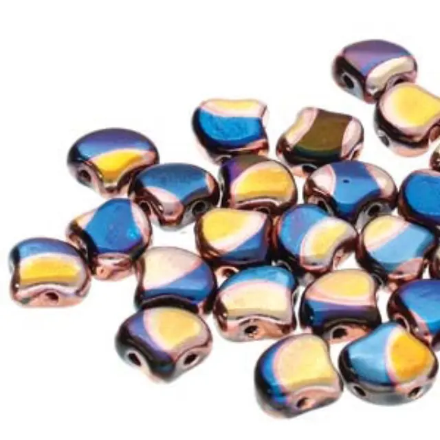 Χάντρα Matubo Ginko 7.5mm - Jet Blue Sun Big Dot ~10gr
