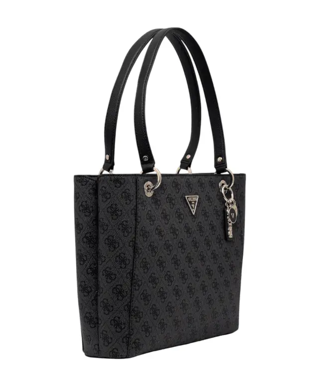 Guess - Γυναικεία Τσάντα Ώμου Noelle II HWBG9672250-COAL Ανθρακί 2
