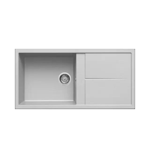 Νεροχύτης κουζίνας UNICO 480 Aluminium 79 ELLECI 100x50cm