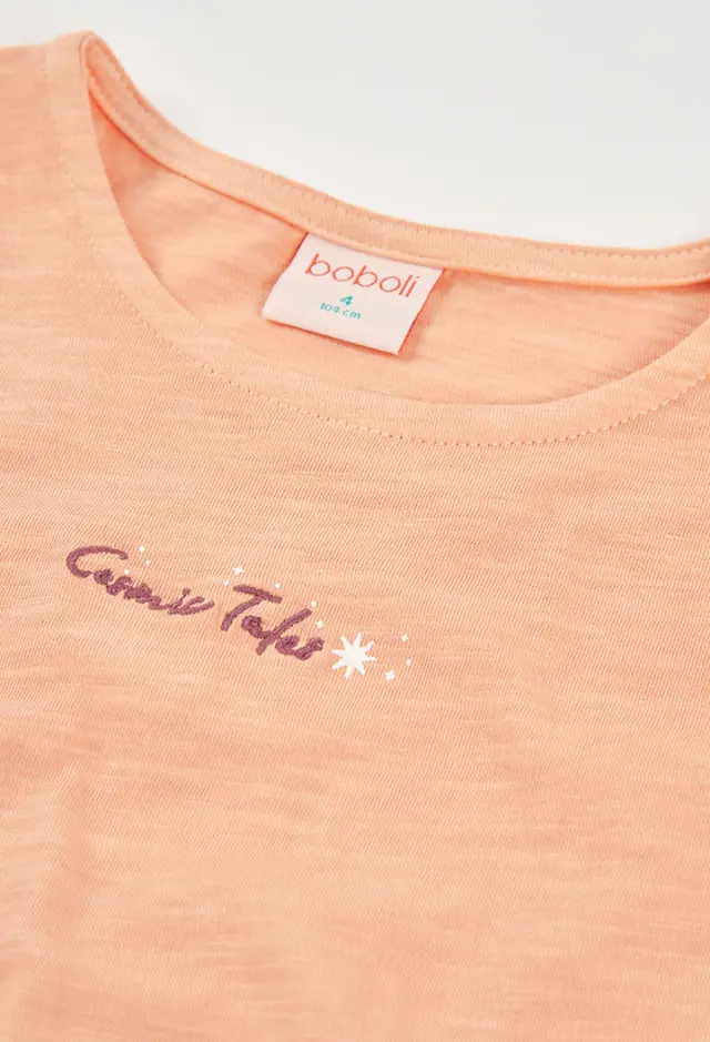 Boboli Knit t-shirt flame για κορίτσι 433022-3959 3