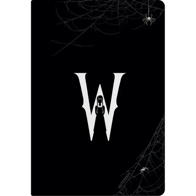 Σημειωματάριο PUFFY - Wednesday μαύρο 80φ