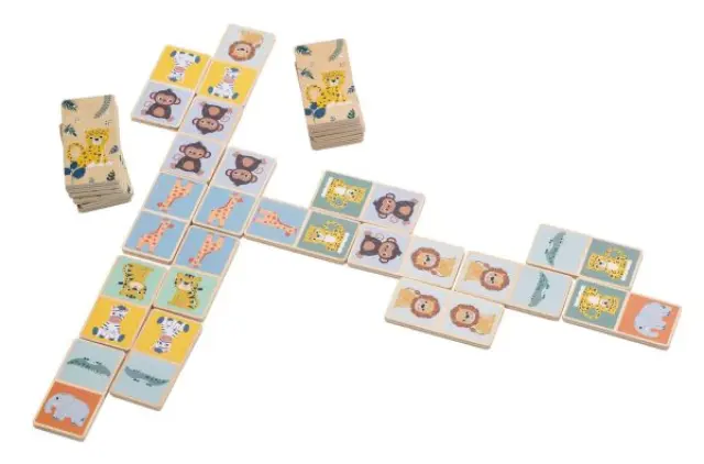 Free2Play Ξύλινο Domino Safari 28Τ. 85161
