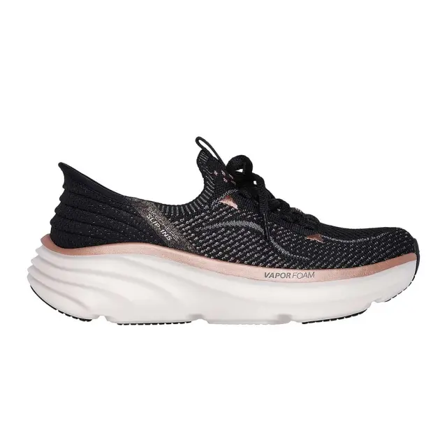 Skechers Women's D'Lux Vapor Evening Glow Slip-Ins Μαύρο - Άσπρο 150584-BKRG (Skechers)