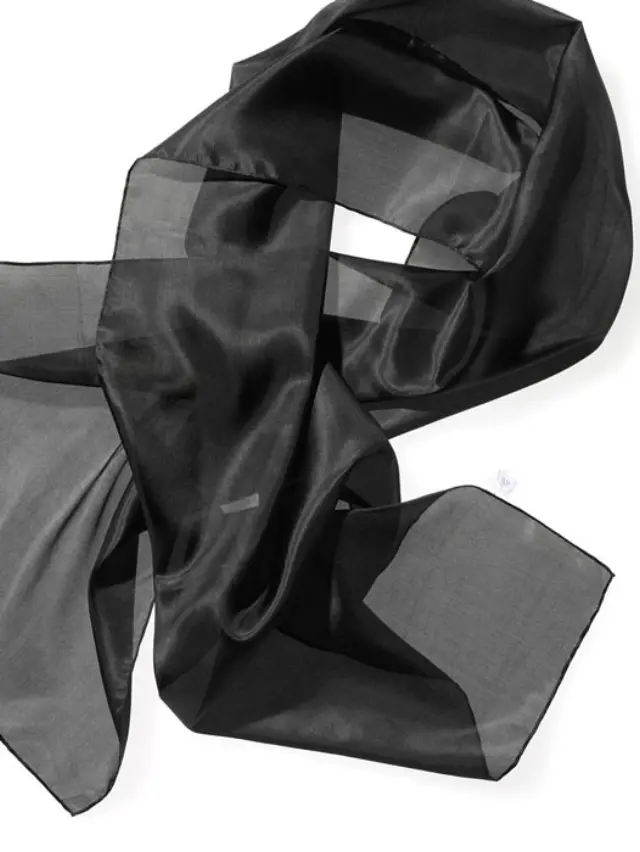 Φουλάρι Μεταξωτό 180x45cm - Black