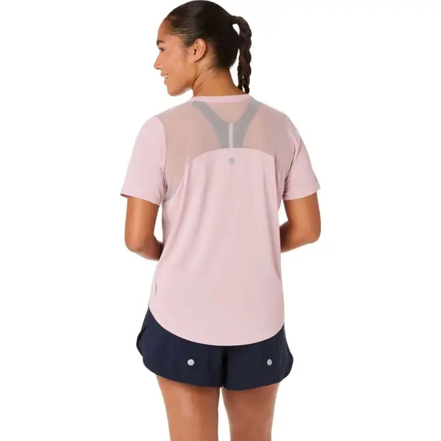 Asics Women's Road Shortsleeve T-Shirt Ροζ 2012D371-700 (Asics) - Small 2
