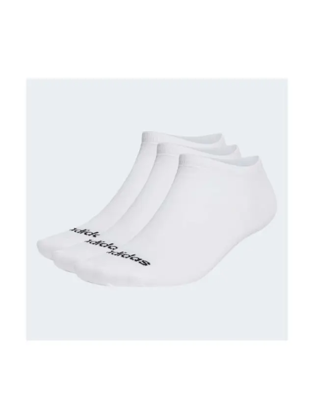 adidas Sportswear Adult Thin And Light Low Cut 3 Pair Socks Άσπρο HT3447 (adidas Sportswear) - Large
