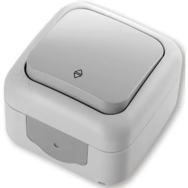 Palmiye Grey (Quick Connection) Two Way Switch