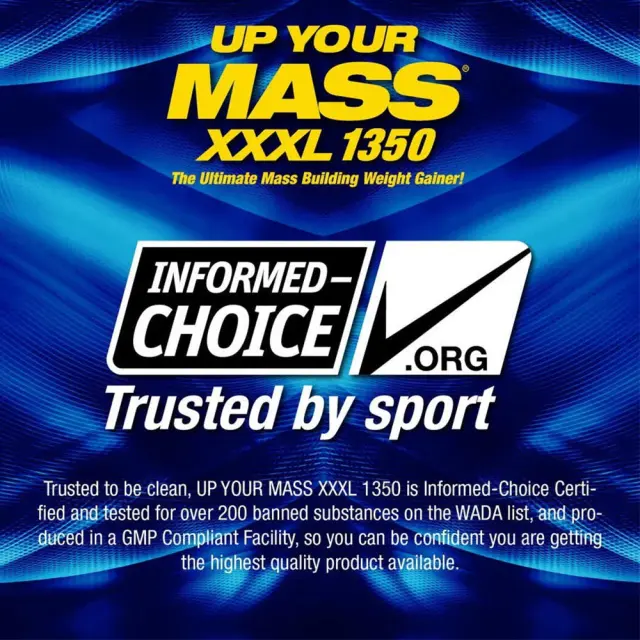 MHP Up Your Mass XXXL 1350 Milk Chocolate, 5.44 kg 3
