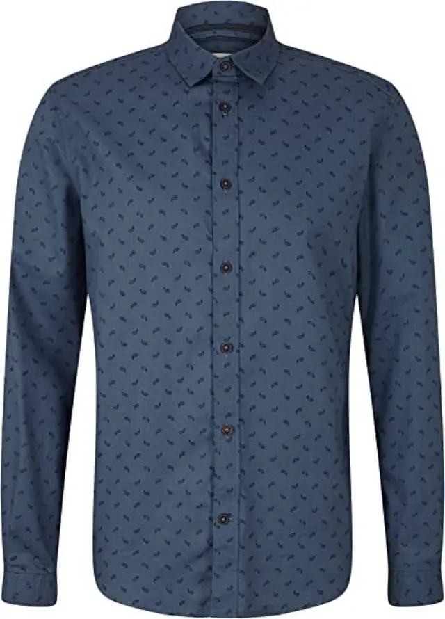 TOM TAILOR PAISL ΠΟΥΚΑΜΙΣΟ ΑΝΔΡΙΚΟ BLUE 3
