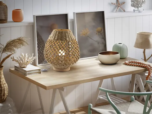 YAIZA 514134 TABLE LAMP H35 φωτιστικό επιτραπέζιο Ξύλο