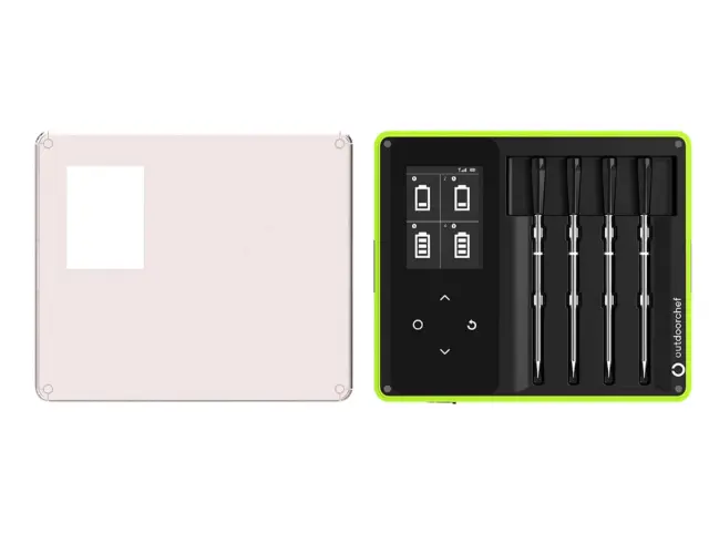 Ασύρματο Θερμόμετρο BBQ Outdoorchef Easy Check Quadro με 4 ακίδες, Bluetooth με διαστάσεις 18x15.4x3.2cm18.491.96 2