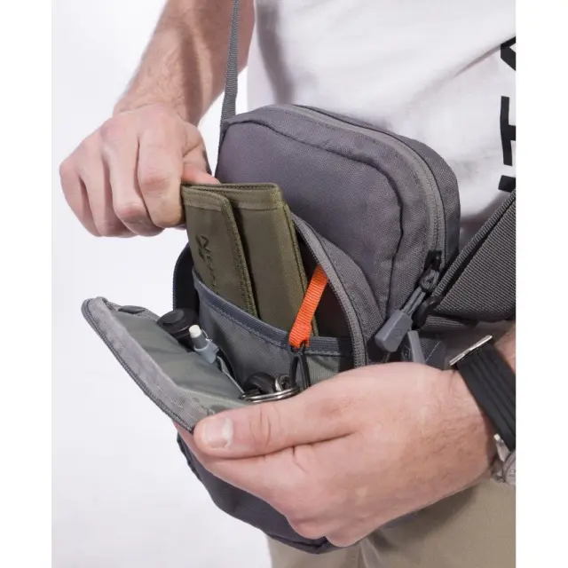 Pentagon Kleos Stealth Bag 2.5lt-Τσαντάκι Ώμου 2.5 Λίτρων - 01-Black-Μαύρο 3