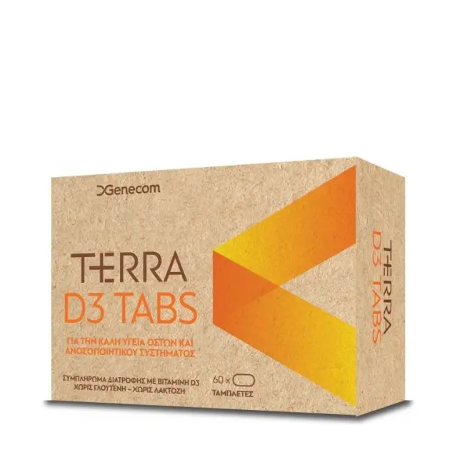 Genecom Terra D3 1.200IU Tabs 60 Tabs