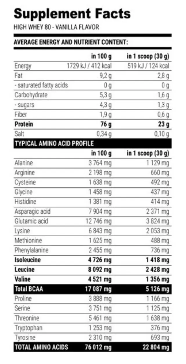 Extrifit CFM Instant Whey 80 vanilla, 1000-g 2