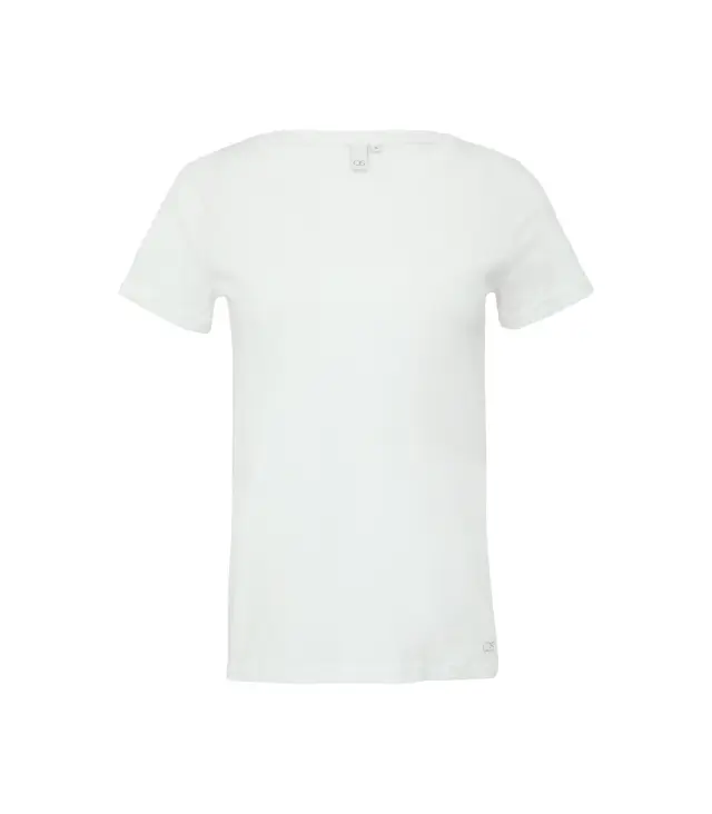 S'Oliver γυναικείο μονόχρωμο κοντομάνικο t-shirt 2163612-1