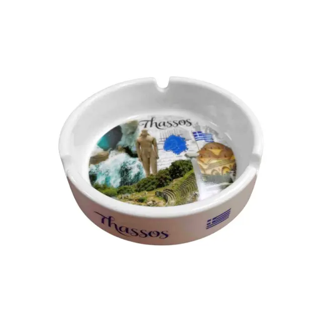 Σταχτοδοχείο Souvenir γυάλινο - Thassos - 612510