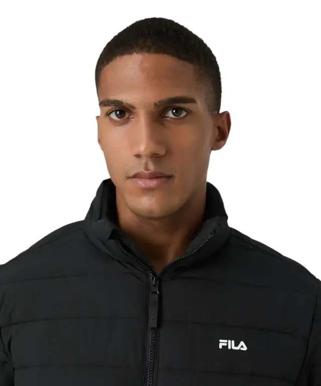 Fila - Ανδρικό Μπουφάν Lightweight Revello Regular Fit FAM1115-80010 Μαύρο 3