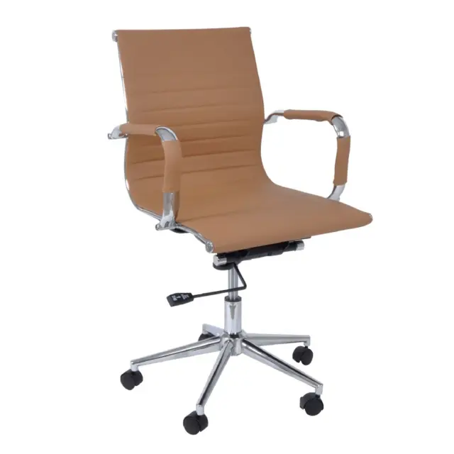 Πολυθρόνα BF3301 PU Μπεζ 54x59x95/105cm