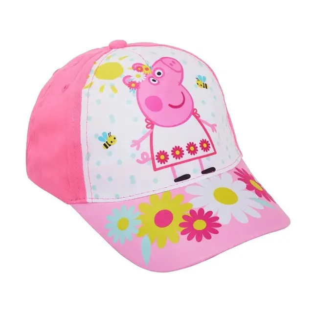 Peppa Pig παιδικό καπέλο μπέιζμπολ 52 cm Ροζ